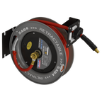 8m Retractable Rubber Air Hose with Steel Reel 10mm ID SA84
