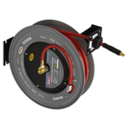 20m Retractable Rubber Air Hose with Steel Reel 10mm ID SA85