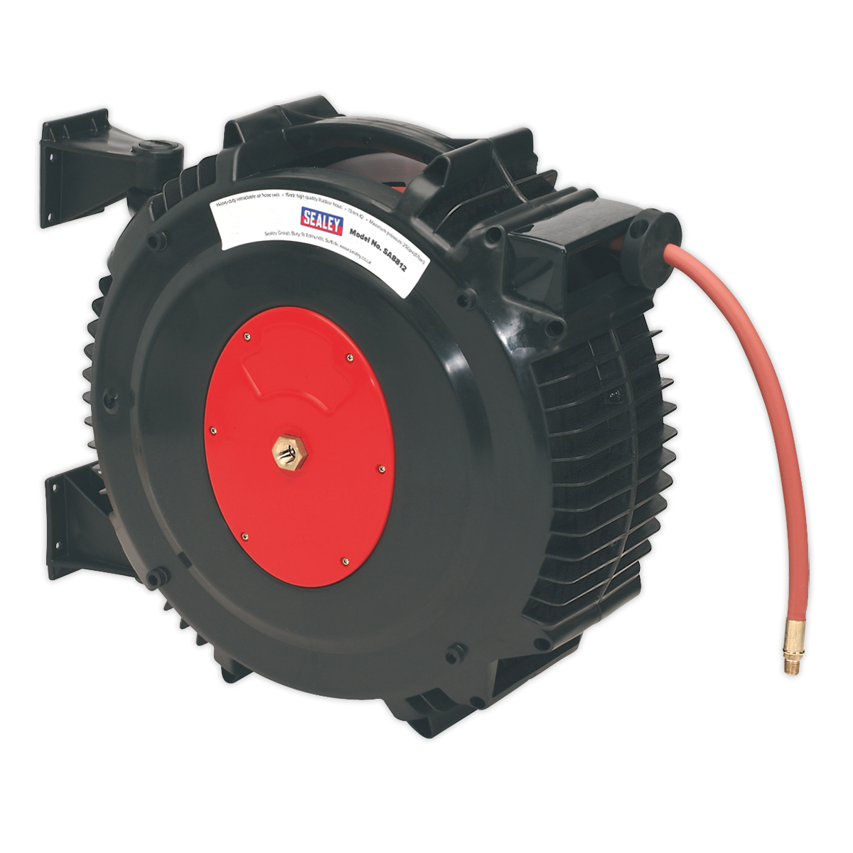 15m Retractable Rubber Air Hose Reel 13mm ID SA8812