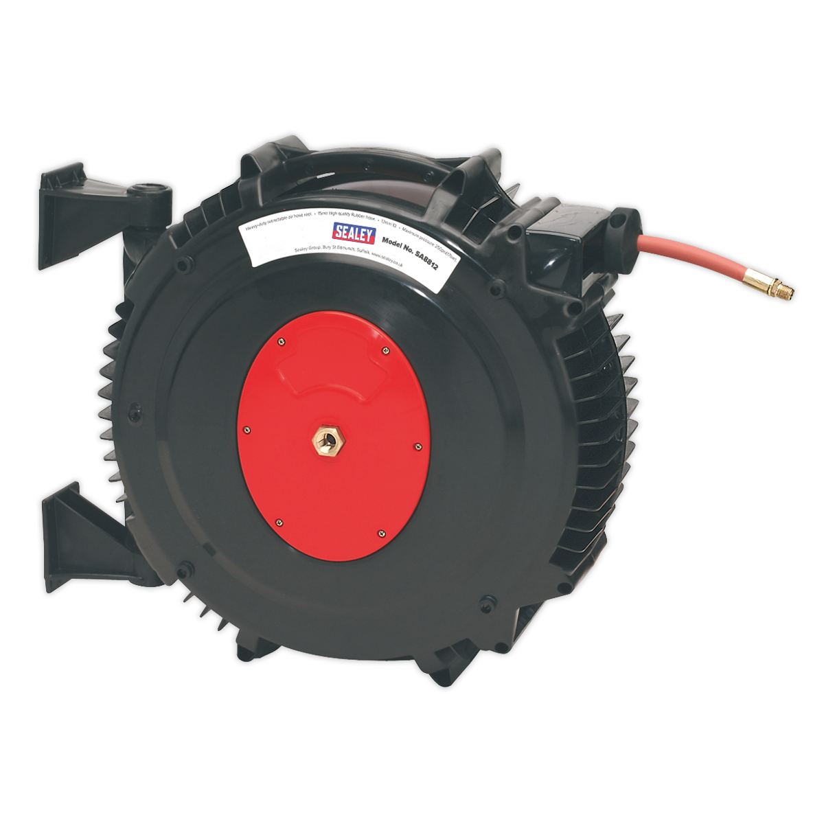 15m Retractable Rubber Air Hose Reel 13mm ID SA8812