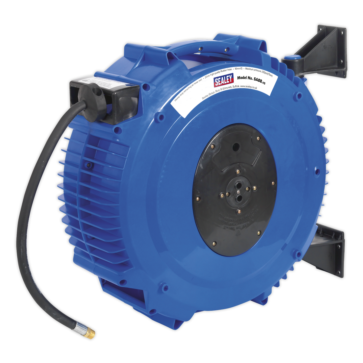20m Retractable Rubber Air Hose Reel 10mm ID SA88