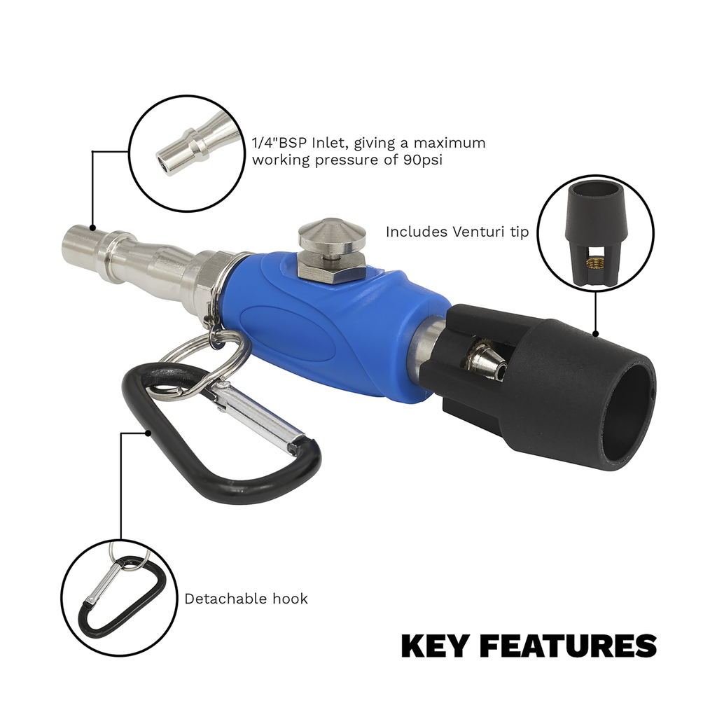 Mini Air Blow Gun with Venturi Tip SA904