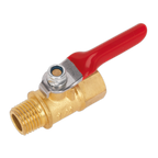 Lever Ball Valve 1/4"BSPT Male x 1/4"BSP Female SA906