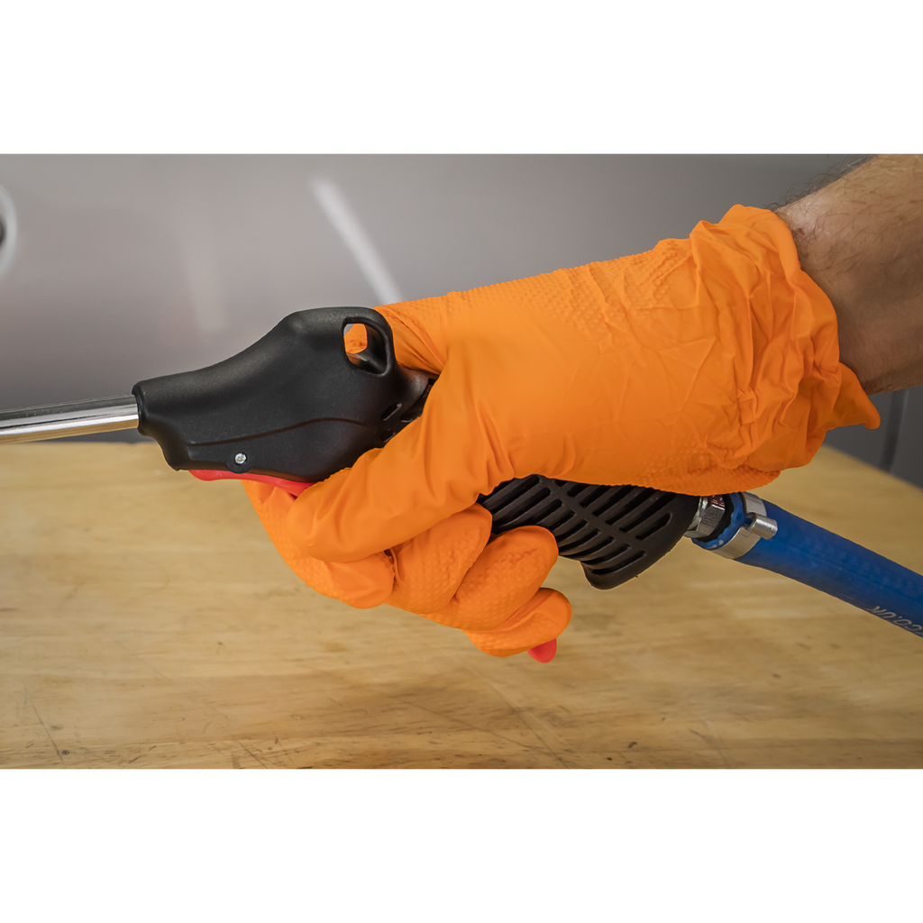 Air Blow Gun 100mm with 1/4"BSP Air Inlet & Safety Nozzle SA9131