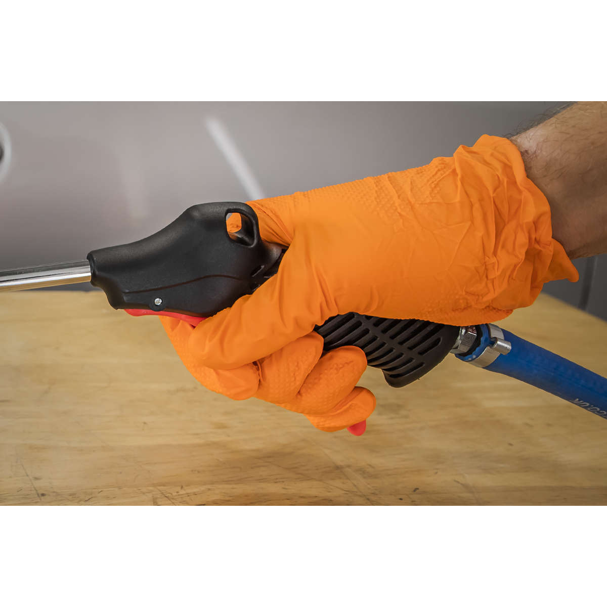 Air Blow Gun 100mm with 1/4"BSP Air Inlet & Safety Nozzle SA9131