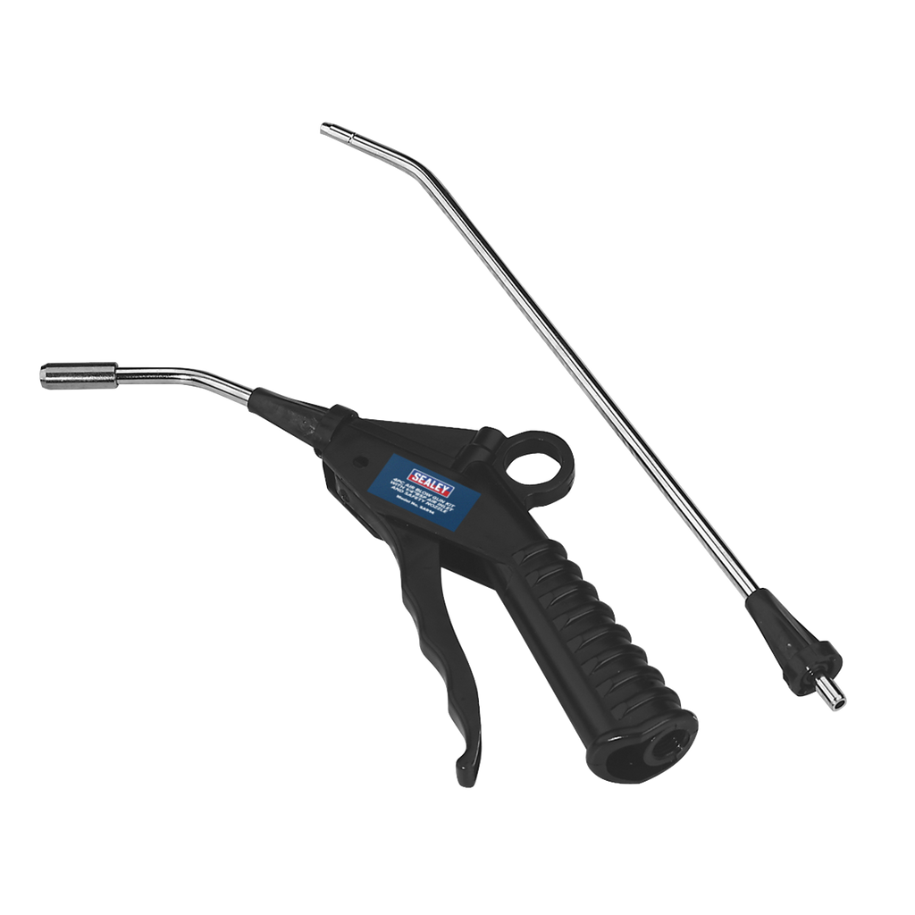 Air Blow Gun Kit with 1/4"BSP Air Inlet & Safety Nozzle 4pc SA914