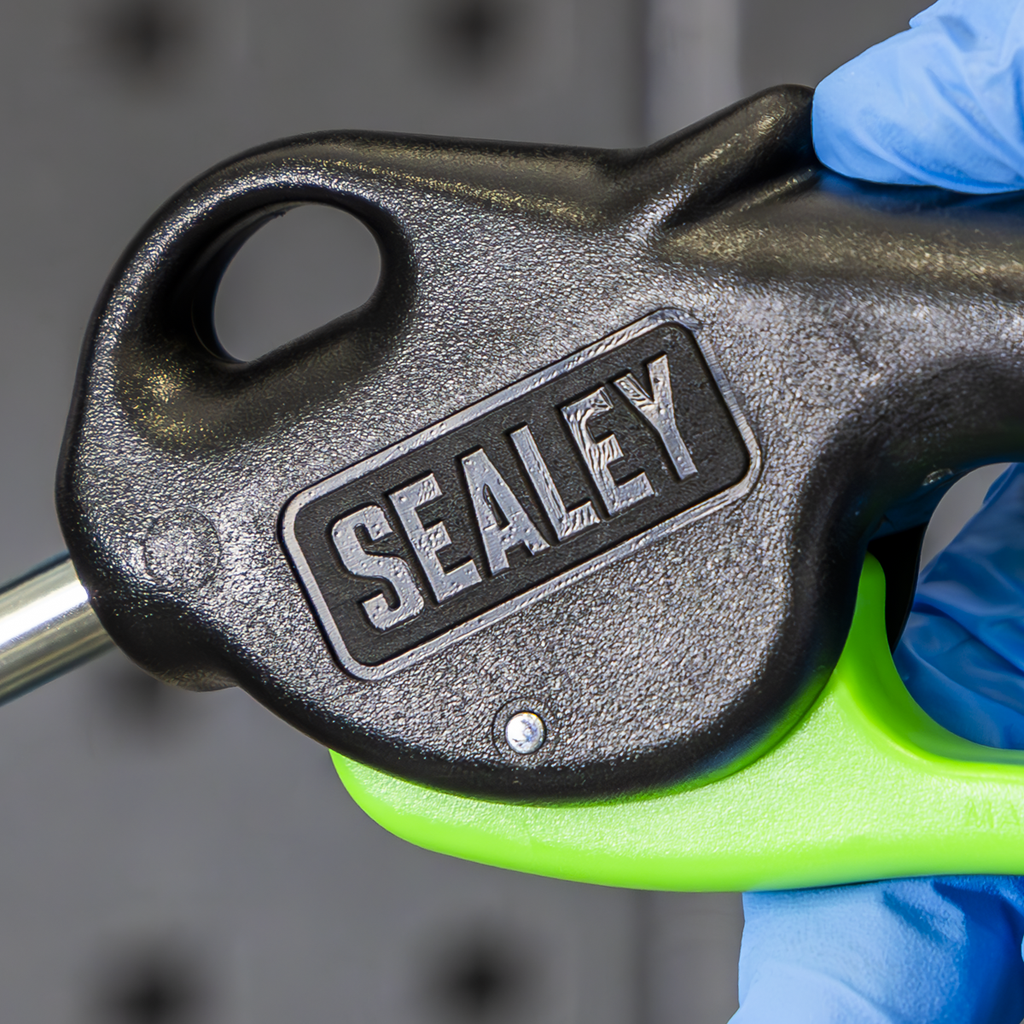 Air Blow Gun with Angled Lance 480 x 8mm 1/4"BSP Air Inlet SA9232