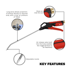 Air Blow Gun 270mm with 1/4"BSP Air Inlet SA9251