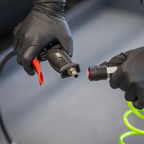 Tyre Inflator with Pressure Gauge and Clip-On Connector SA9302