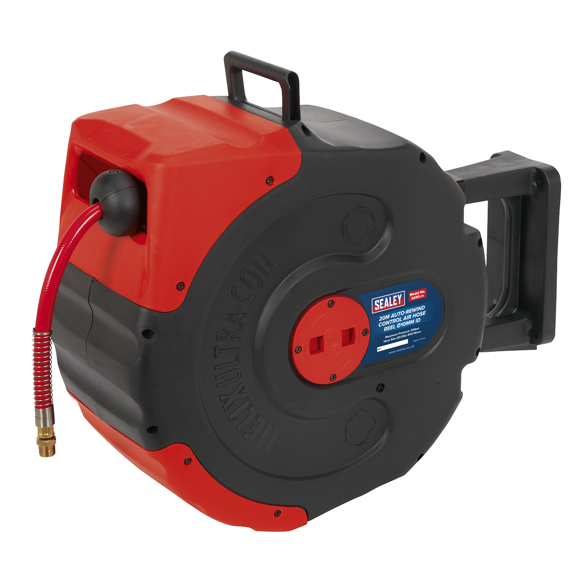 20m Auto-Rewind Control Air Hose Reel 10mm ID SA93