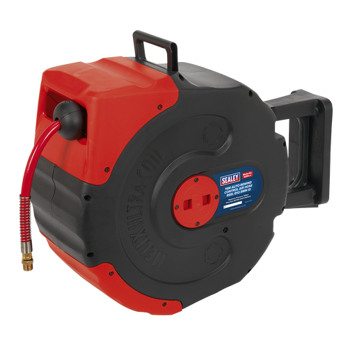 15m Auto-Rewind Control Air Hose Reel 12.5mm ID SA94