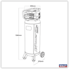 50L Oil Free Belt Drive Compressor 2hp SAC05020
