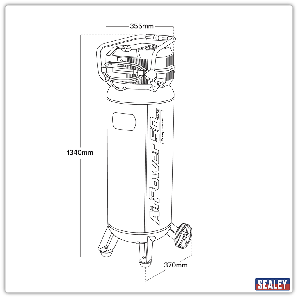 6L Direct Drive Air Compressor 2hp SAC0620A