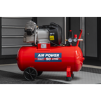50L V-Twin Direct Drive Air Compressor 3hp SAC05030