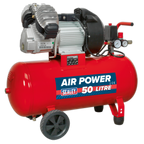 50L V-Twin Direct Drive Air Compressor 3hp SAC05030
