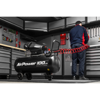 100L V-Twin Oil Free Direct Drive Air Compressor 3hp SAC10002