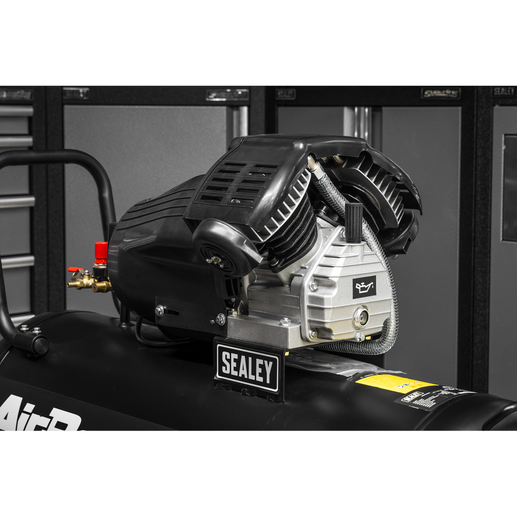 100L V-Twin Oil Free Direct Drive Air Compressor 3hp SAC10002