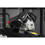 100L V-Twin Oil Free Direct Drive Air Compressor 3hp SAC10002