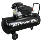 100L V-Twin Direct Drive Air Compressor 3hp SAC10030VA