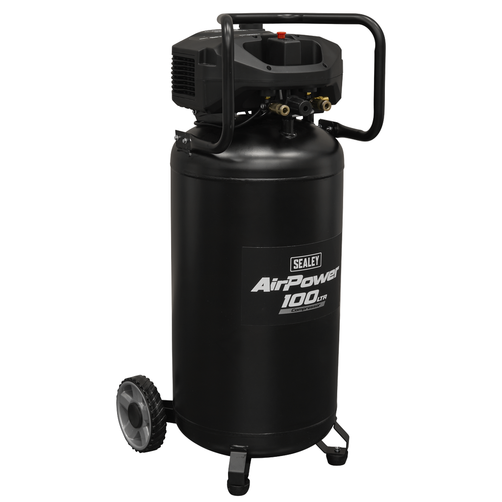 100L Oil Free Belt Drive Vertical Compressor 2.5hp SAC100V