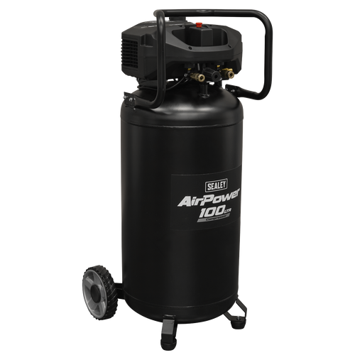 100L Oil Free Belt Drive Vertical Compressor 2.5hp SAC100V