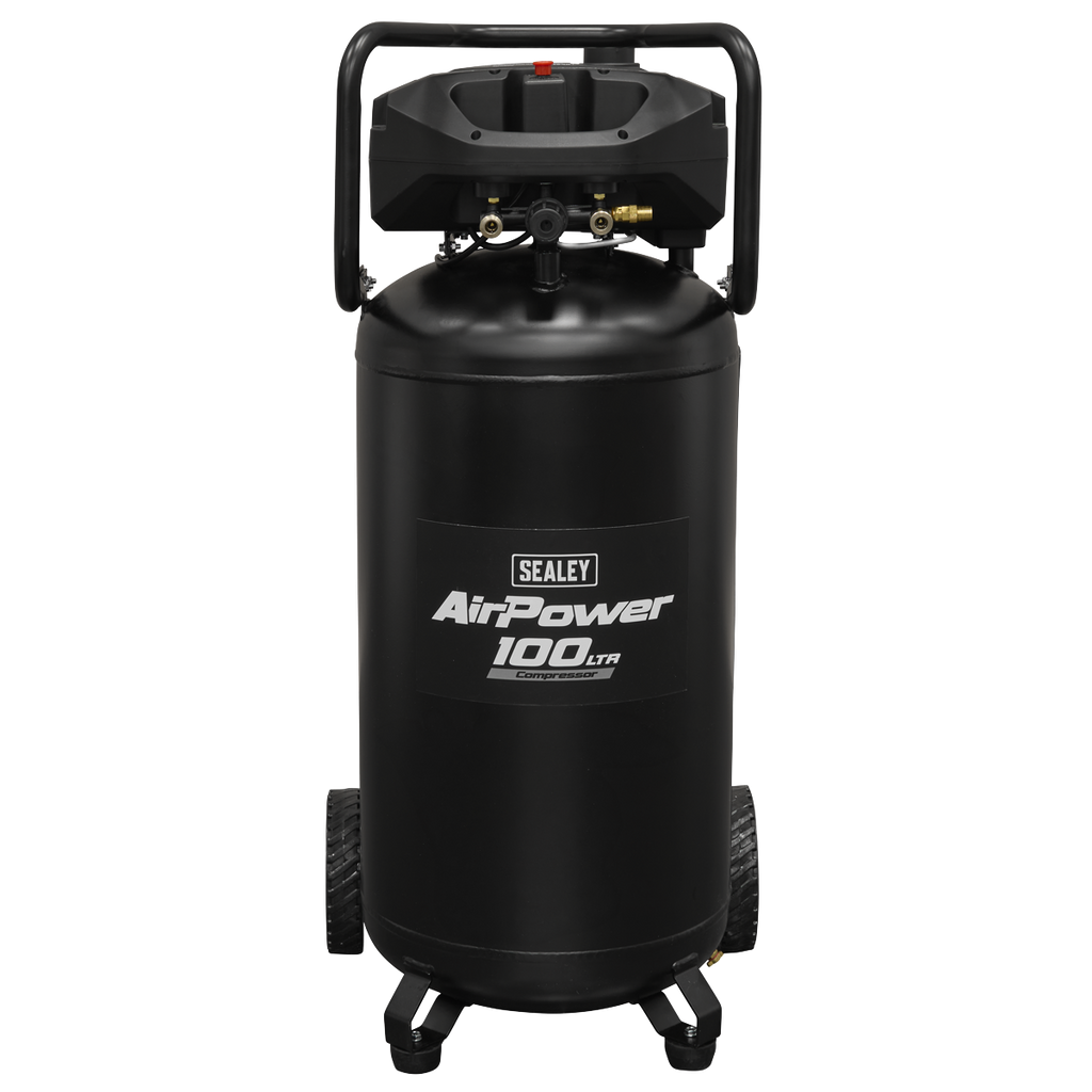 100L Oil Free Belt Drive Vertical Compressor 2.5hp SAC100V
