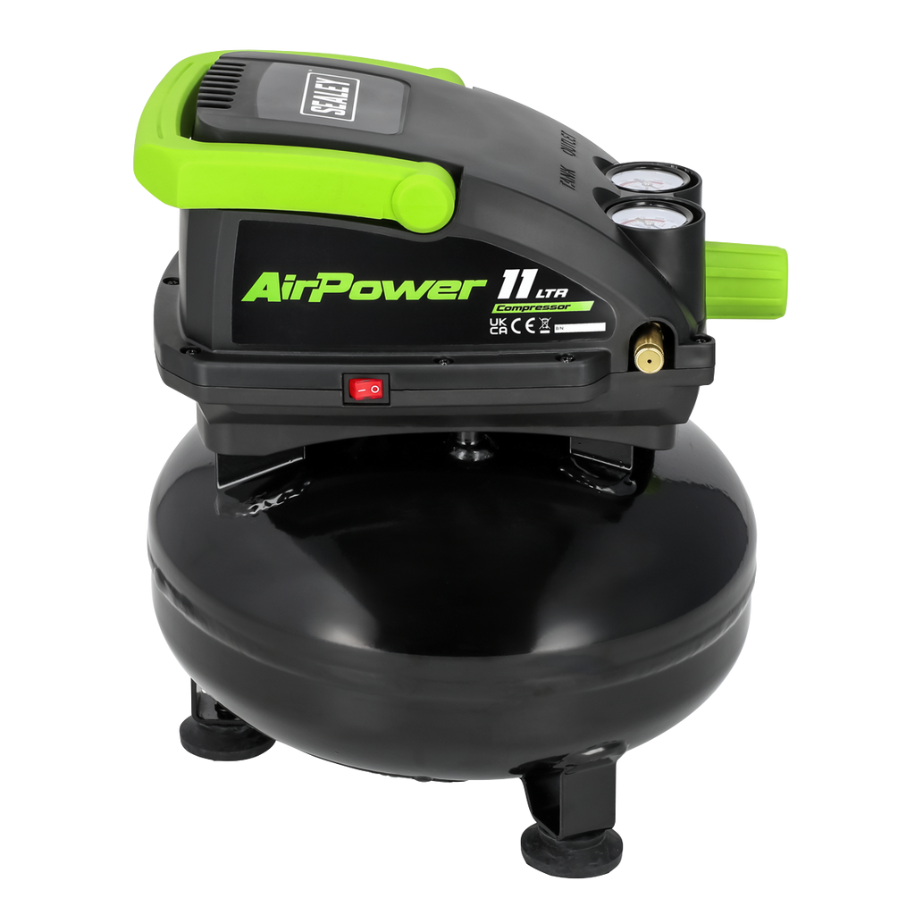 11L Oil Free Direct Drive Air Compressor 0.5hp SAC1100