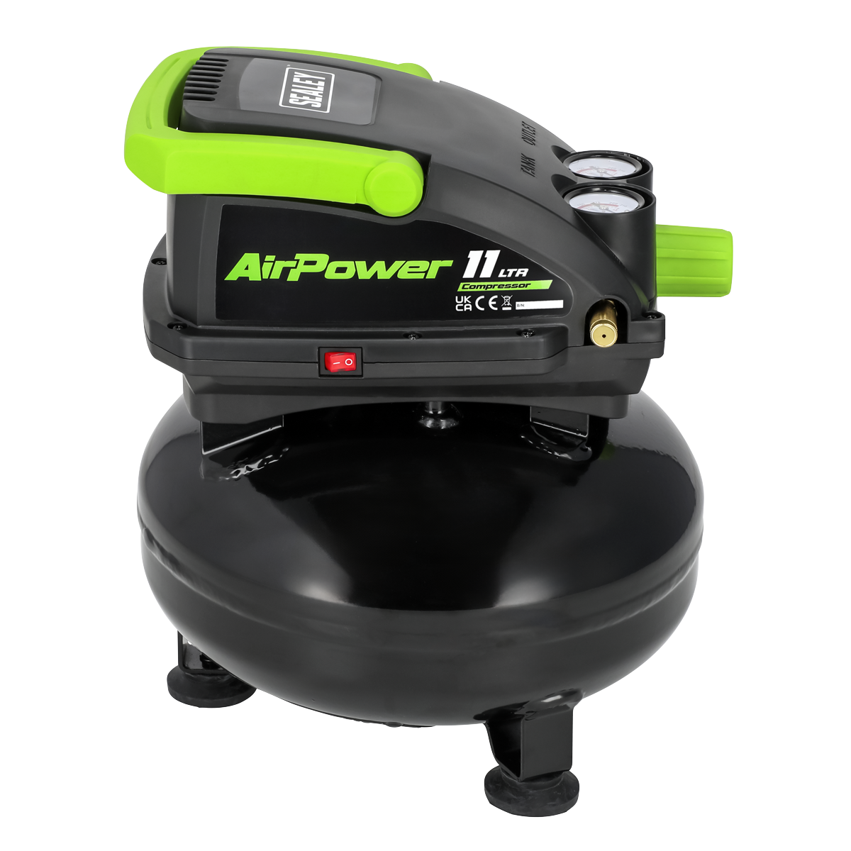 11L Oil Free Direct Drive Air Compressor 0.5hp SAC1100