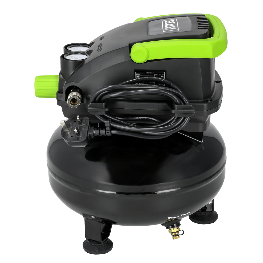 11L Oil Free Direct Drive Air Compressor 0.5hp SAC1100