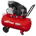 100L Belt Drive Air Compressor with Cast Cylinders & Wheels 3.5hp SAC1103B