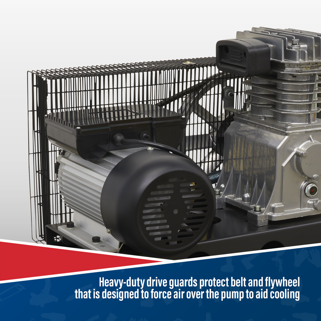 150L Belt Drive Air Compressor 3hp SAC15030B