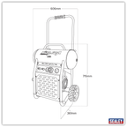 19L Oil Free Direct Drive Air Compressor 1.5hp SAC1900