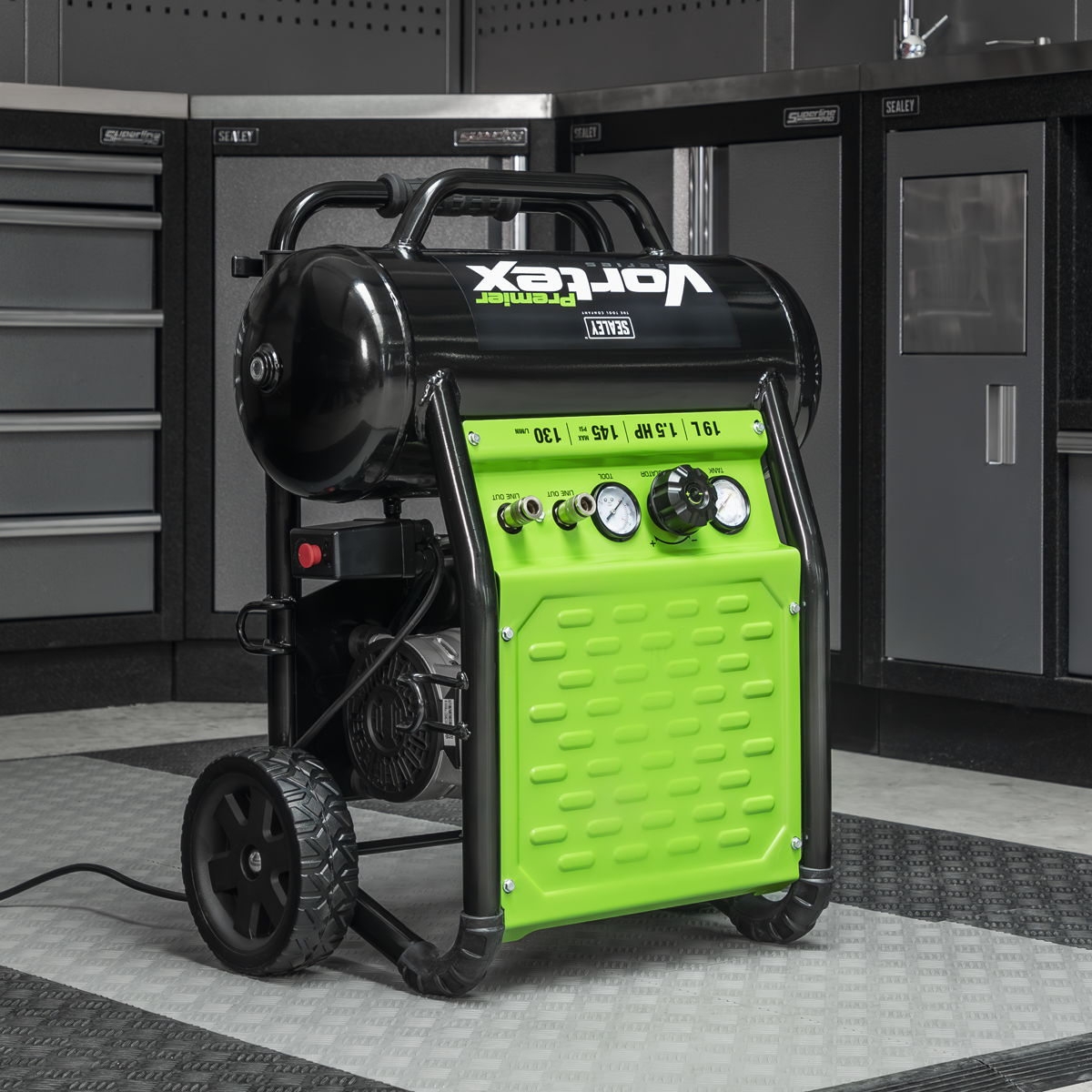 19L Oil Free Direct Drive Air Compressor 1.5hp SAC1900