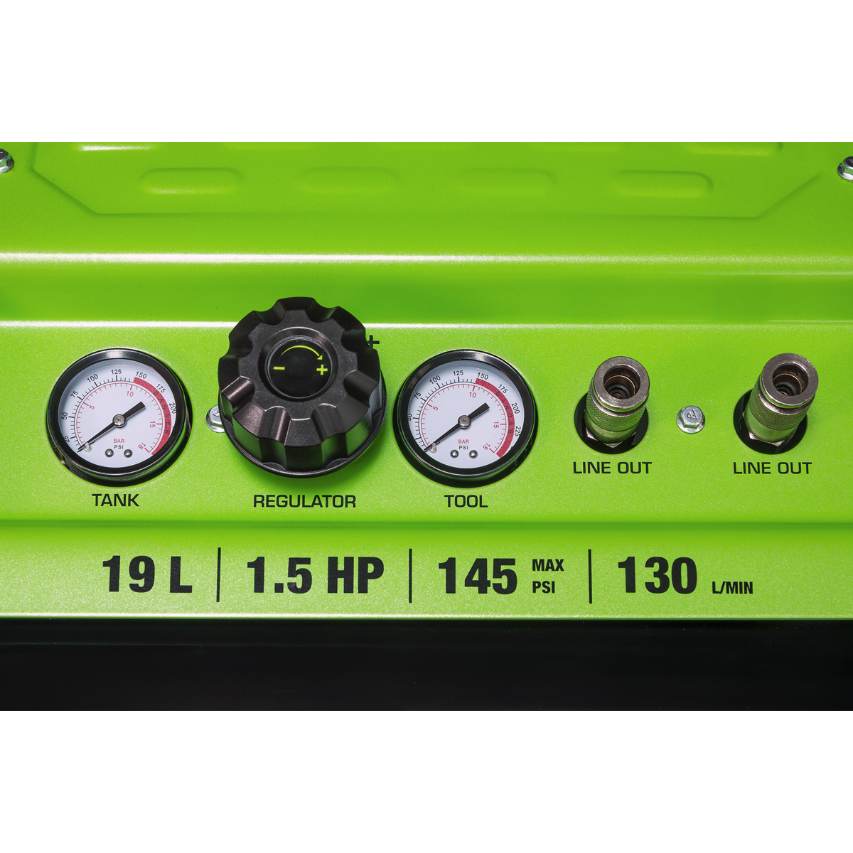 19L Oil Free Direct Drive Air Compressor 1.5hp SAC1900