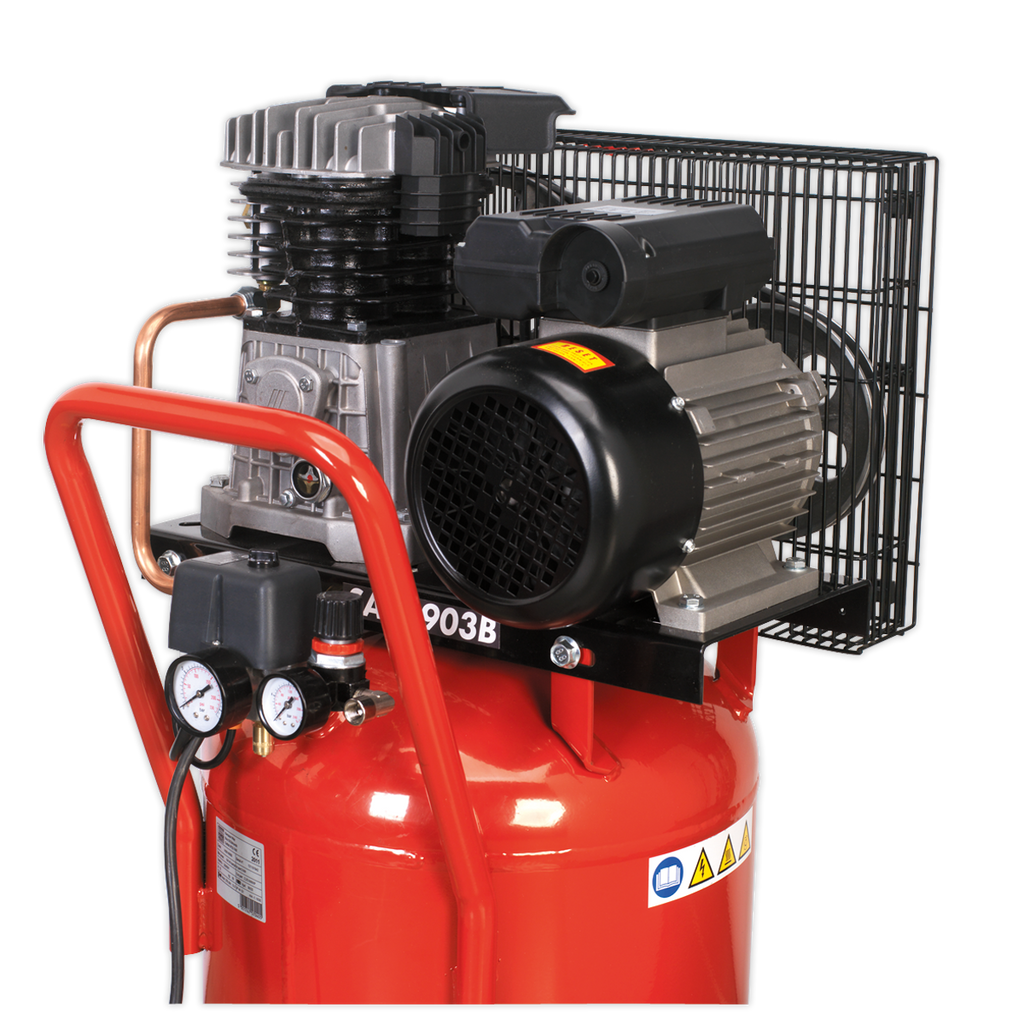 90L Belt Drive Vertical Compressor 3hp SAC1903B