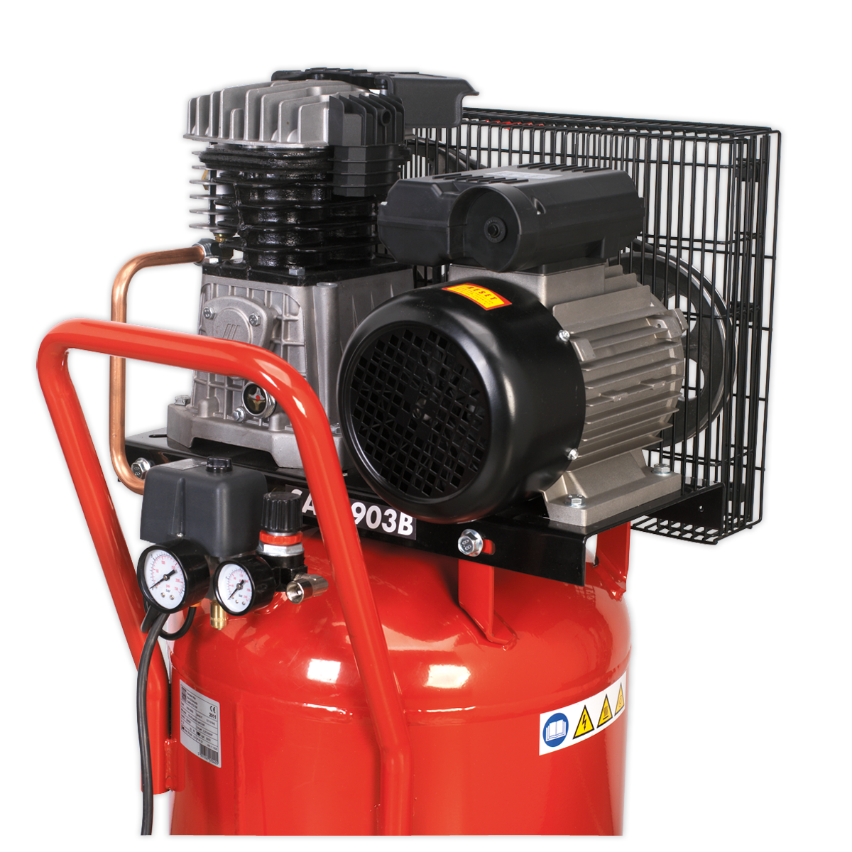 90L Belt Drive Vertical Compressor 3hp SAC1903B