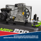200L Belt Drive Air Compressor 3hp SAC20030B