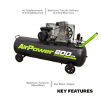 200L Belt Drive Air Compressor 3hp SAC20030B