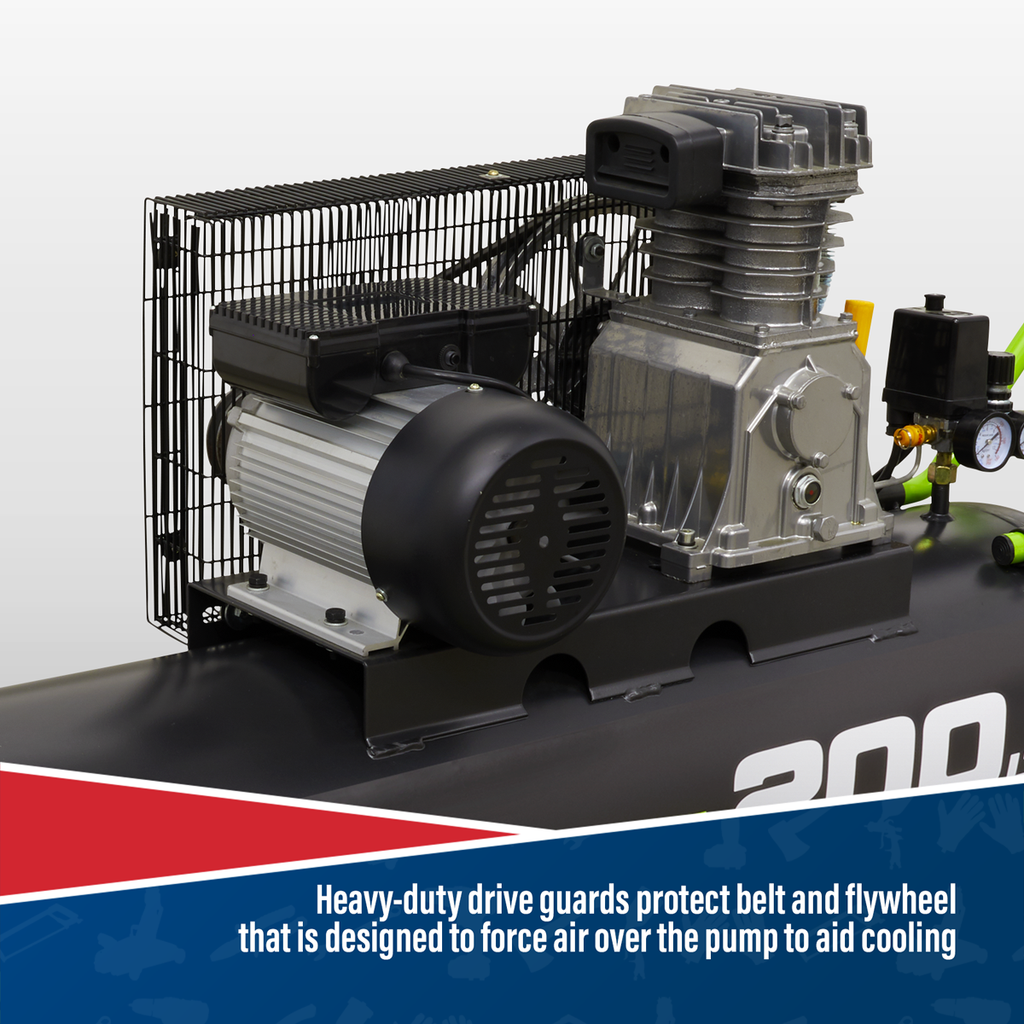 200L Belt Drive Air Compressor 3hp SAC20030B