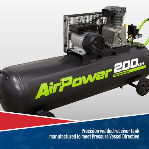 200L Belt Drive Air Compressor 3hp SAC20030B