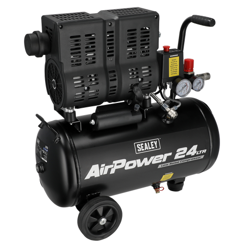 24L Low Noise Oil Free Direct Drive Air Compressor 1hp SAC2400S