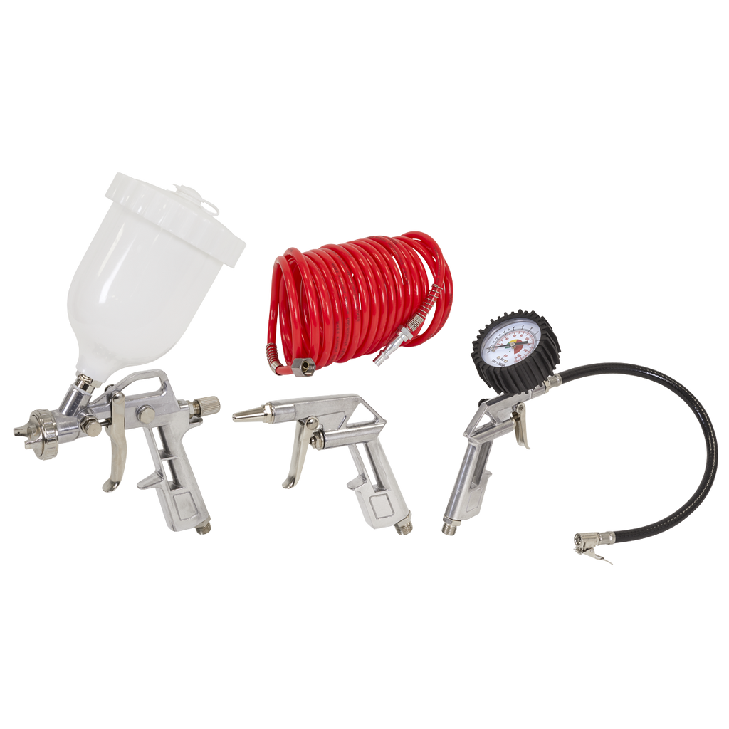 24L Direct Drive Air Compressor 2hp with 4pc Air Accessory Kit SAC2420APK