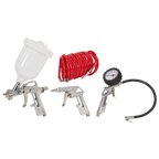 24L Direct Drive Air Compressor 2hp with 4pc Air Accessory Kit SAC2420APK