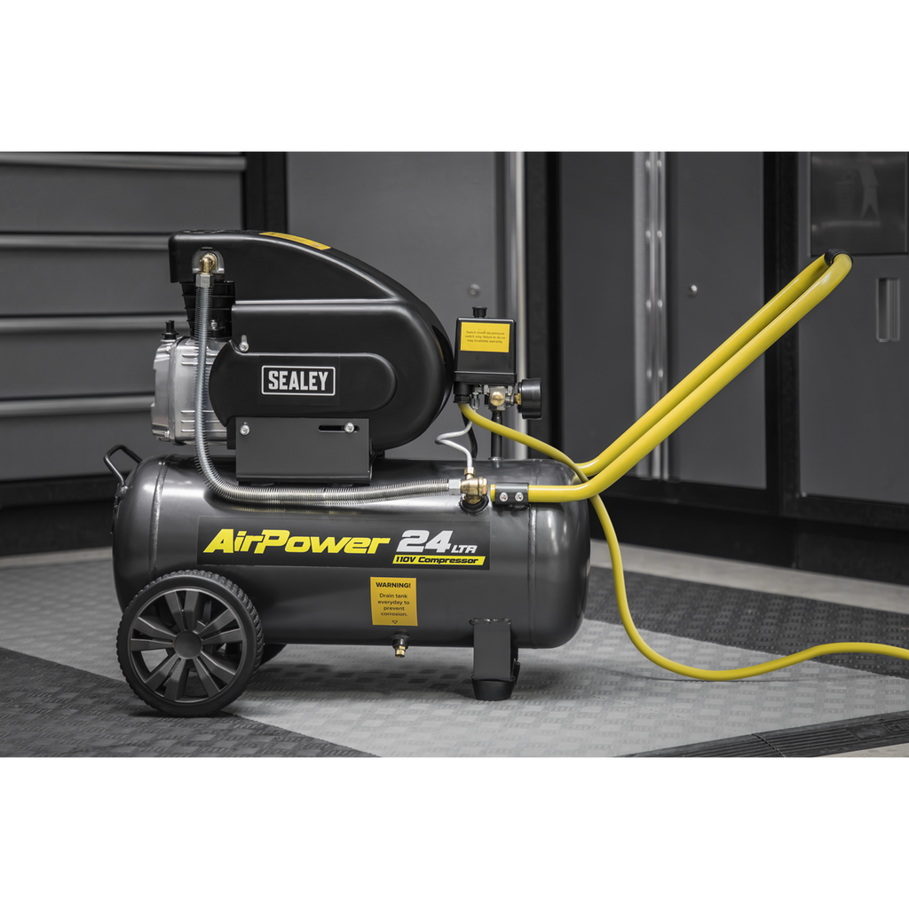 24L Direct Drive Air Compressor 2hp 110V SAC2420E110V
