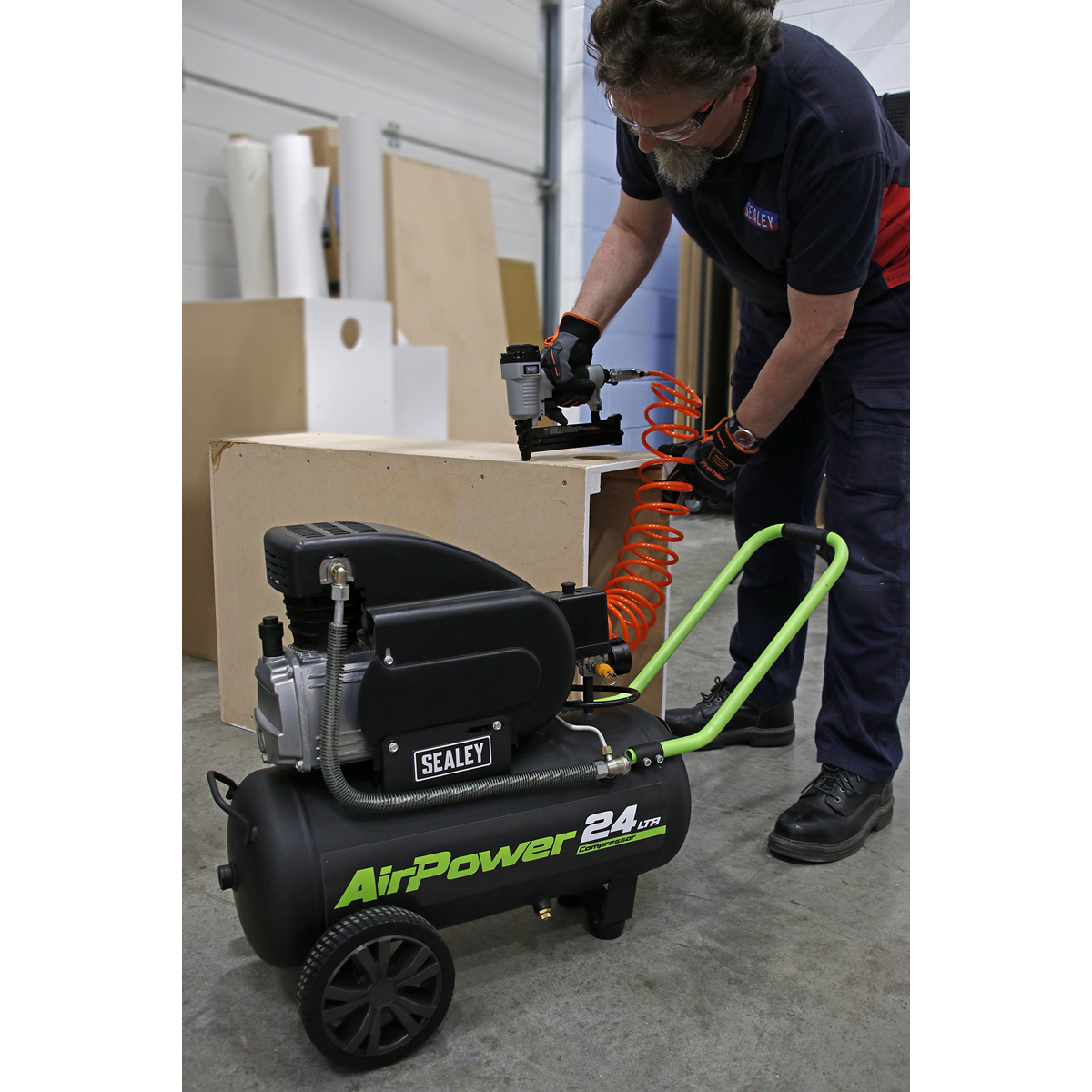 24L Direct Drive Air Compressor 2hp SAC2420E