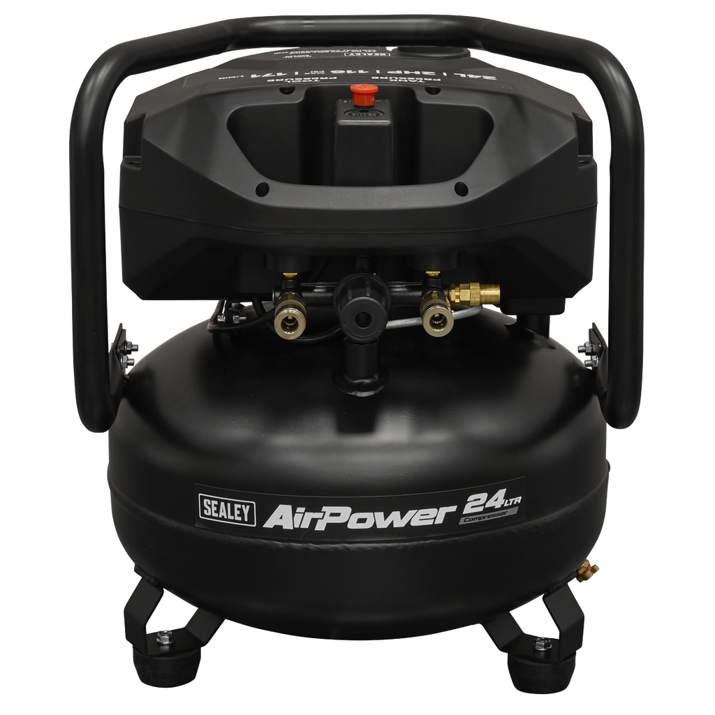 24L Oil Free Belt Drive Vertical Compressor 2hp SAC24V