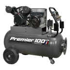 100L Belt Drive Air Compressor with Front Control Panel 3hp SAC3103B