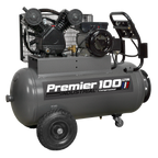 100L Belt Drive Air Compressor with Front Control Panel 3hp SAC3103B