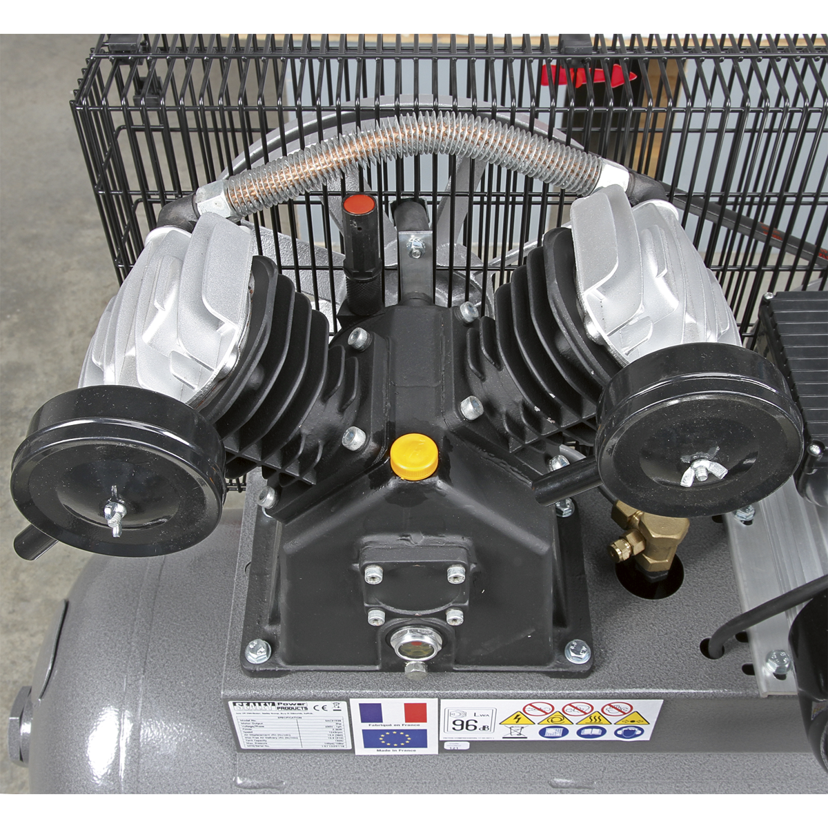 150L Belt Drive Air Compressor with Front Control Panel 3hp SAC3153B