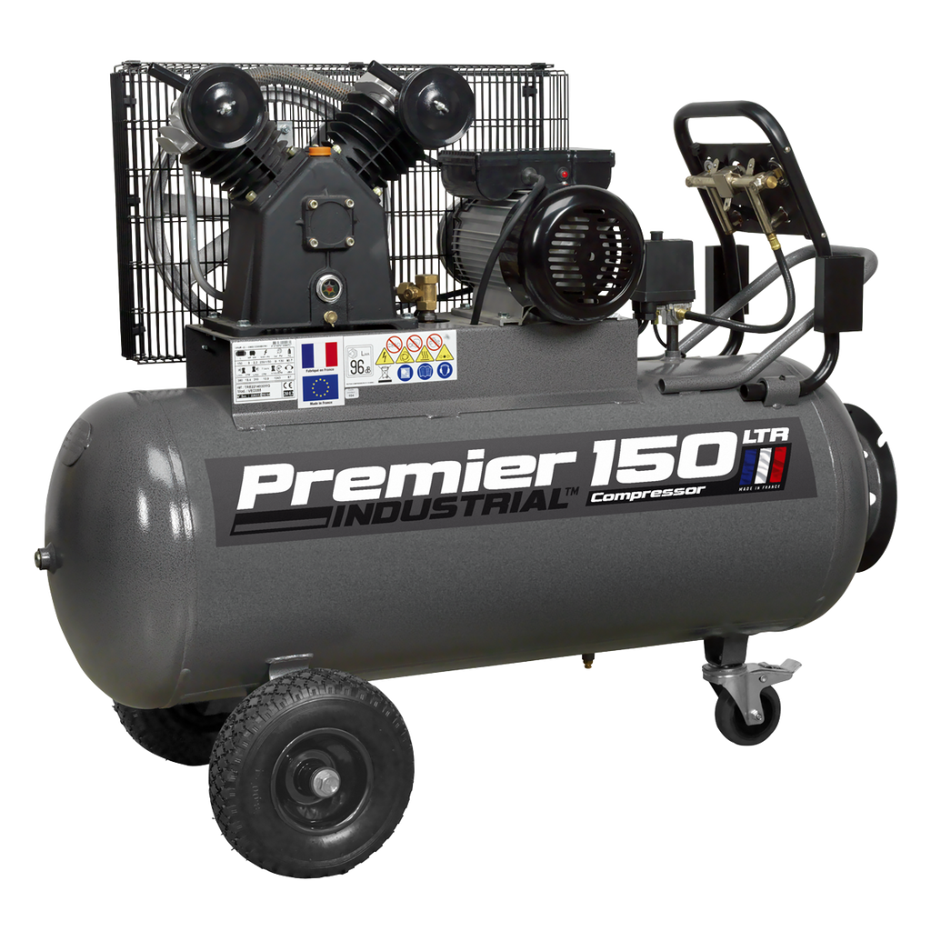 150L Belt Drive Air Compressor with Front Control Panel 3hp SAC3153B